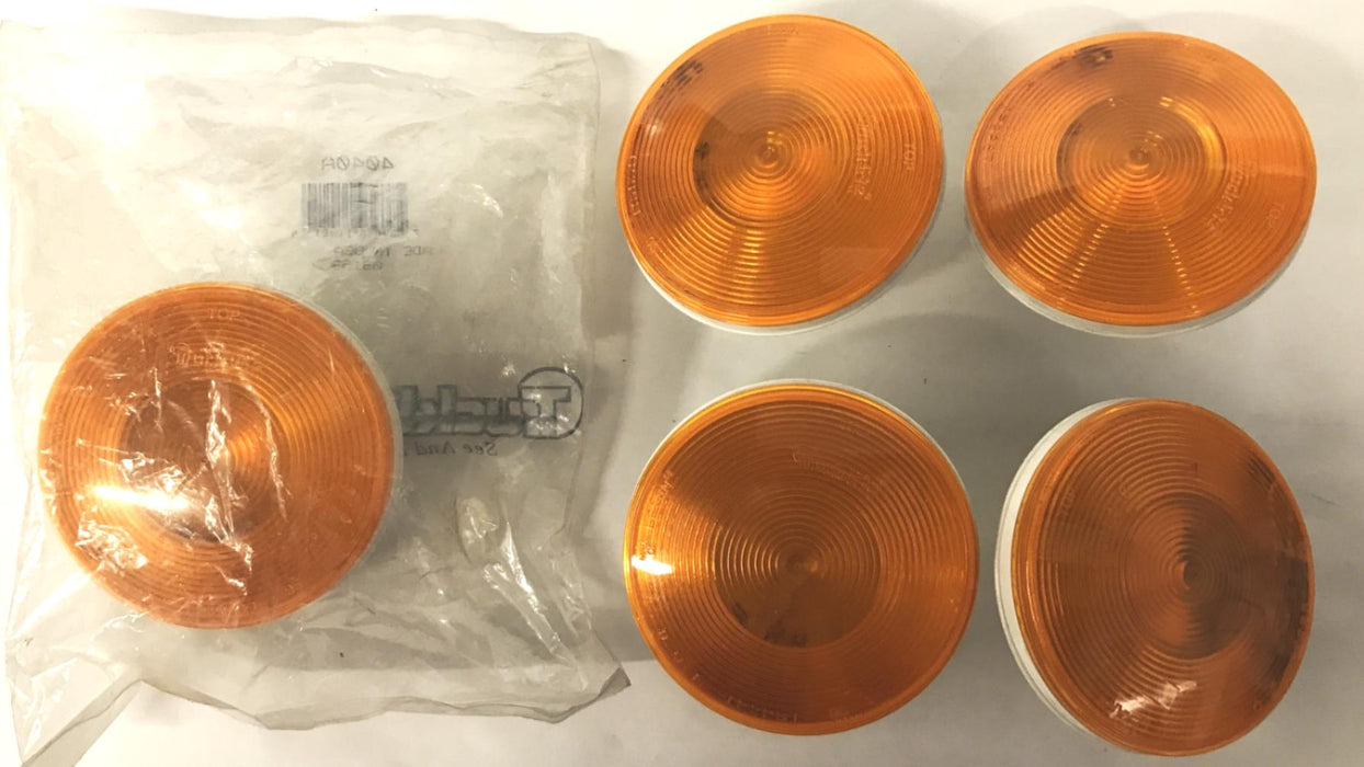 Truck-lite 4" Amber Sealed Front Park/Turn Signal Light 4040A [Lot of 5] NOS