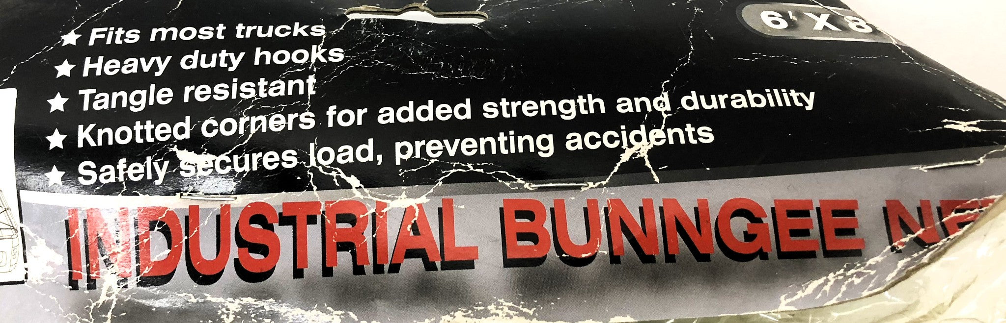Unbranded 6 Foot x 8 Foot Industrial Bungee Net 25-CN68-1 NOS