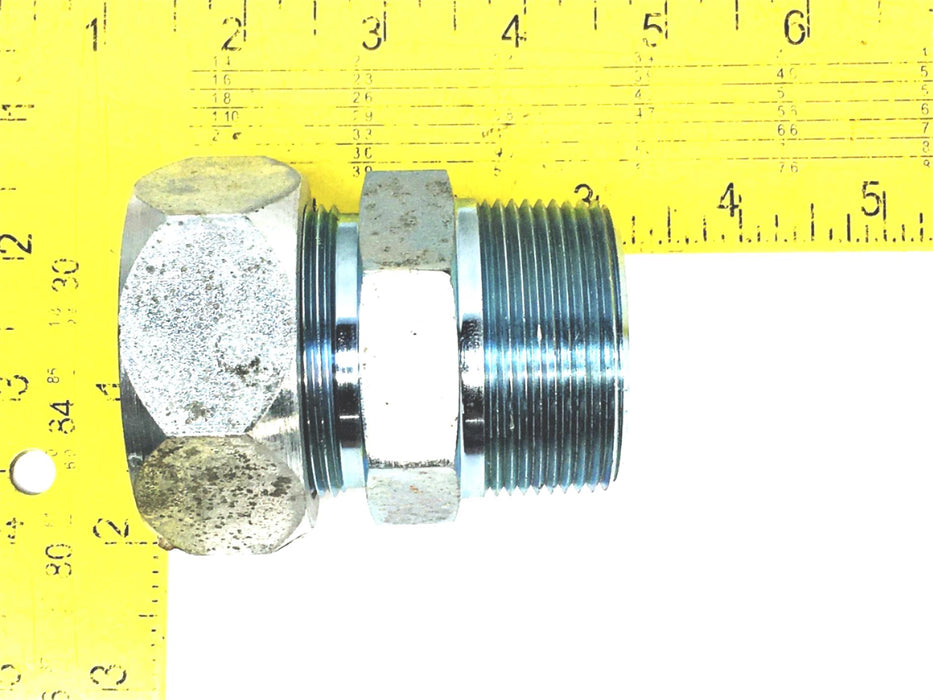 Parker Oil Dipstick Tube Connector 24 FBU-S NOS
