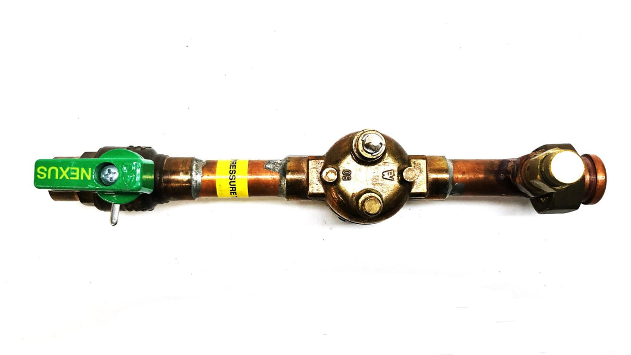 Erie 2-Way 2-Position Valve Body with Nexus 1/2" Shut Off Valve VT2212/WOG NOS