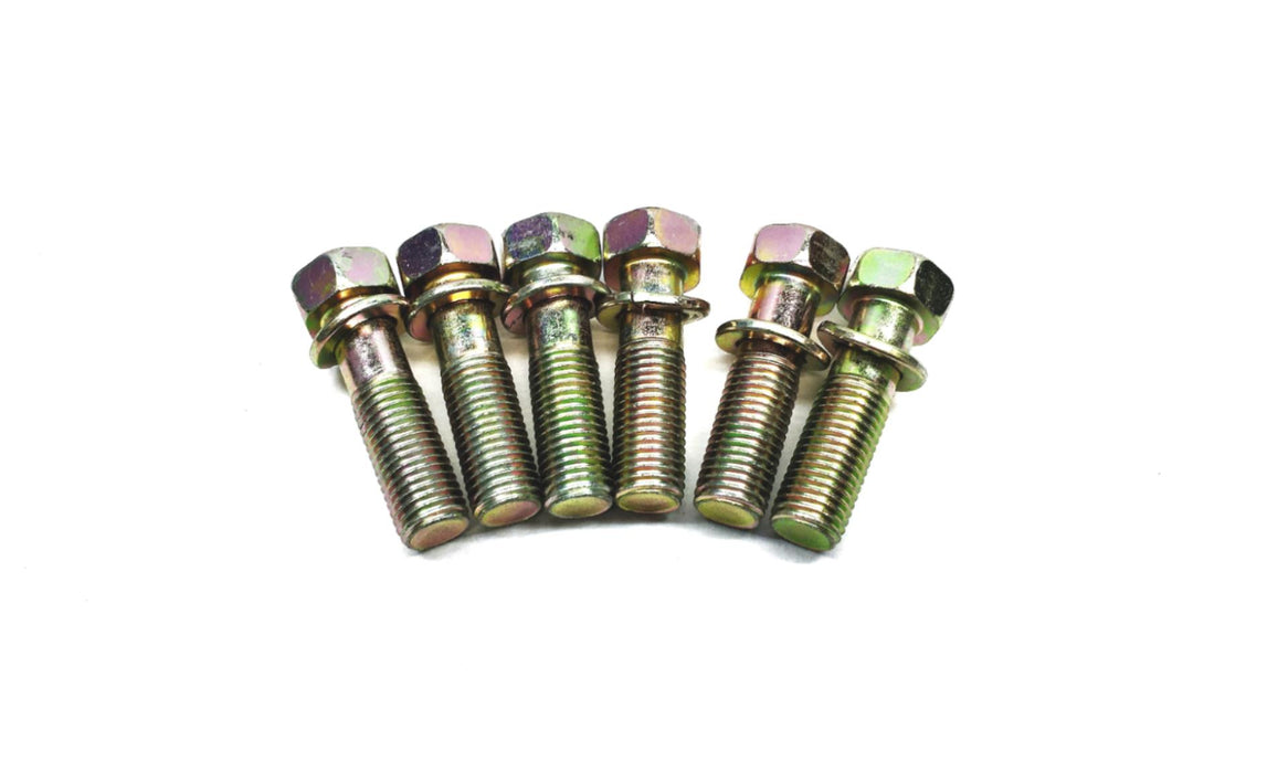 Nissan Forklift Bolt M10X1 25X35 W/LKW 08124-0351E [Lot of 6] NOS 