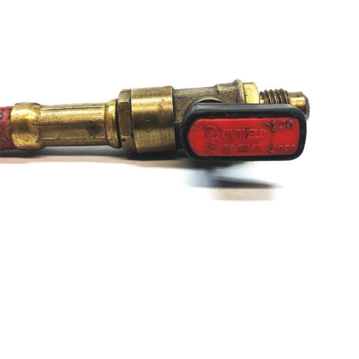 Uniweld 9-1/2 Inch OAL  High Side Hose Low Loss 500 PSI USED