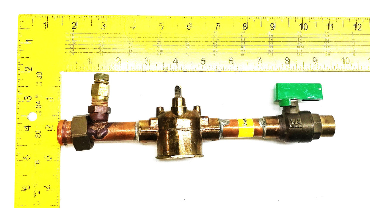 Erie 2-Way 2-Position Valve Body with Nexus 1/2" Shut Off Valve VT2212/WOG NOS