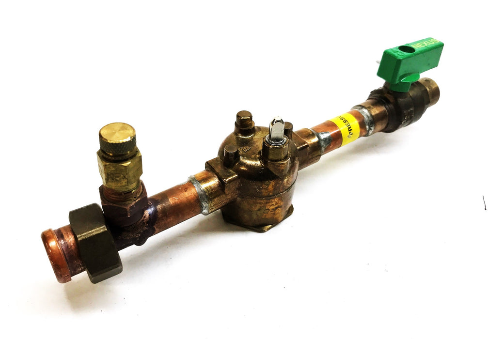 Erie 2-Way 2-Position Valve Body with Nexus 1/2" Shut Off Valve VT2212/WOG NOS