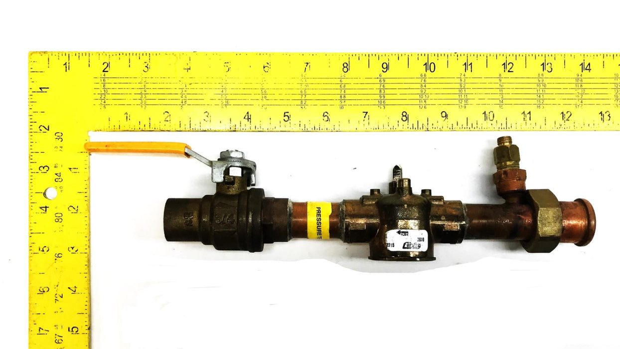 Erie 2-Way 2-Position Valve Body with CWP 3/4" Shut Off Valve VT2212/600 NOS