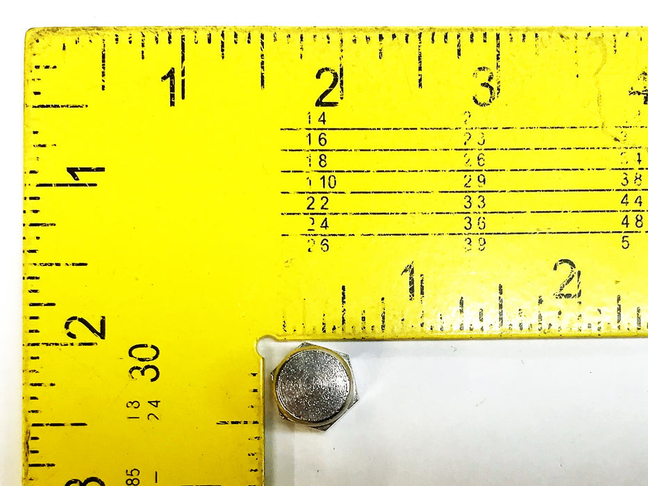 Unbranded 1/4" Flat Top Hex Head Cap Nut [Lot of 13] NOS