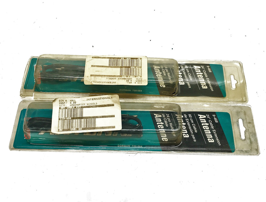 Champ 24" Antenna Cable Extension 9-468 [Lot of 2] NOS