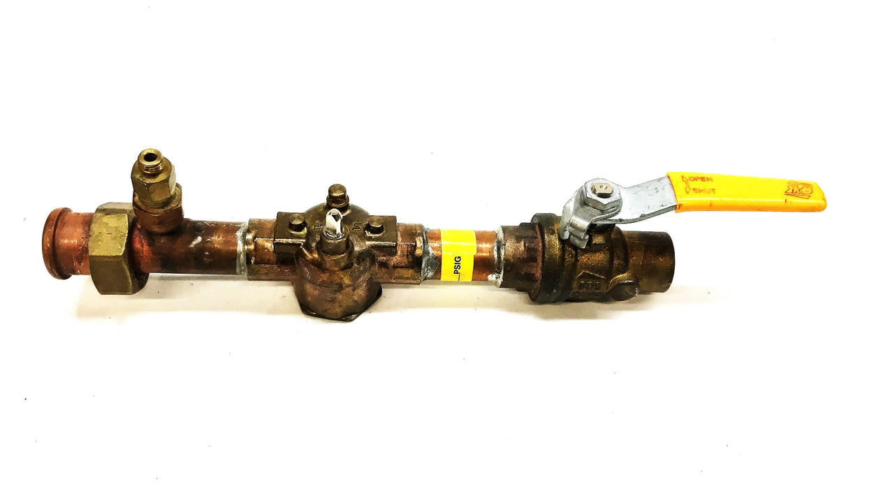 Erie 2-Way 2-Position Valve Body with CWP 3/4" Shut Off Valve VT2212/600 NOS