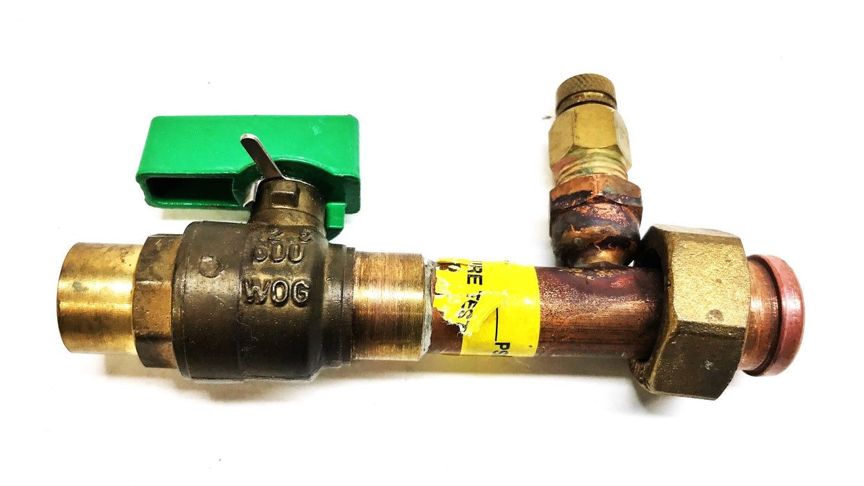 Nexus 1/2" Ball Valve with Sweat Pressure Extension 12.5-600-WOG NOS