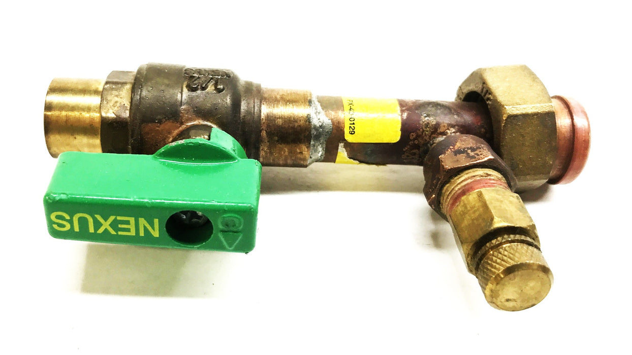 Nexus 1/2" Ball Valve with Sweat Pressure Extension 12.5-600-WOG NOS