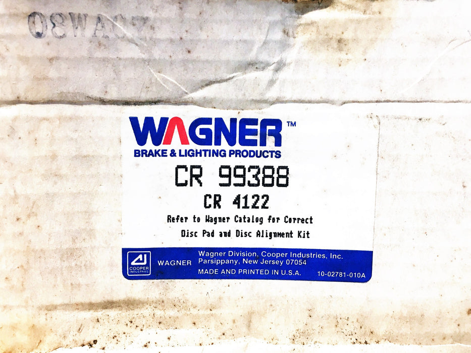Wagner Disc Brake Caliper CR99388 REMANUFACTURED