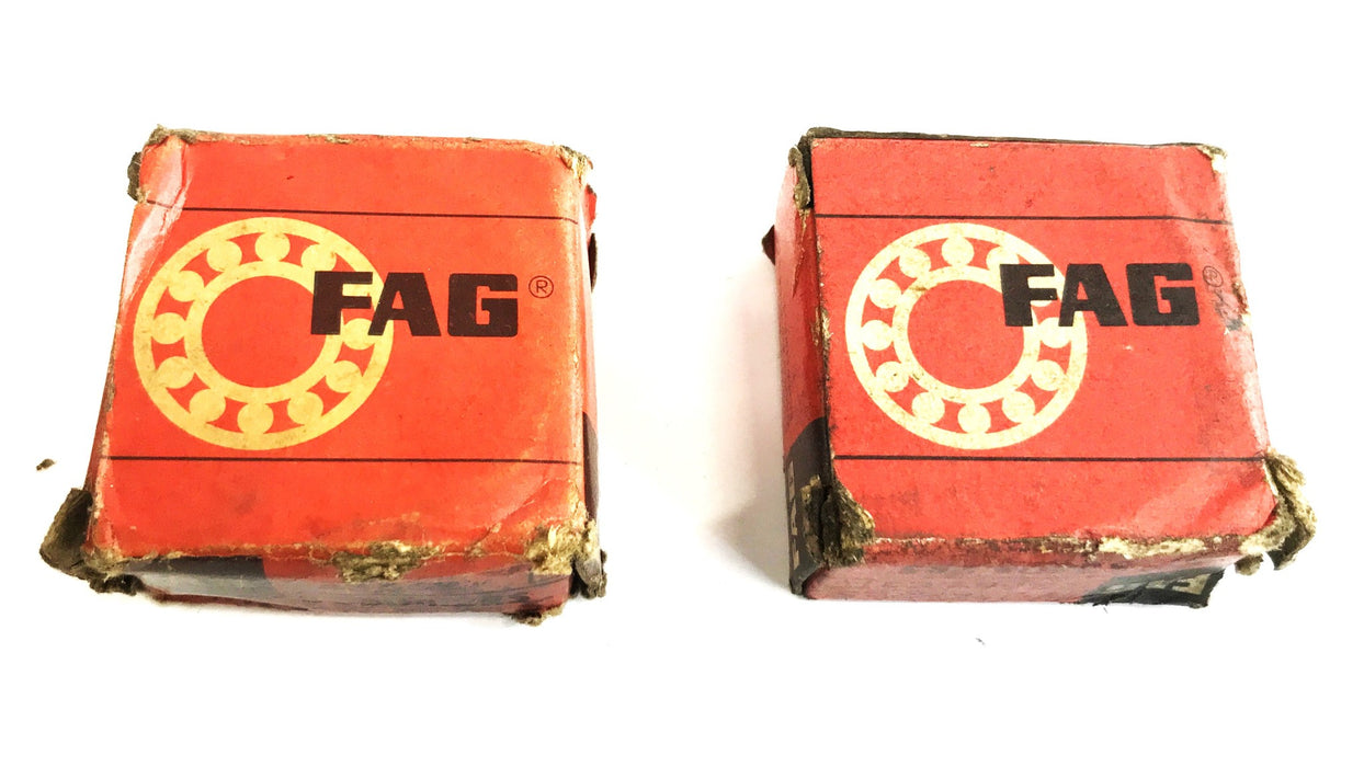 FAG Rubber Sealed Ball Bearing S-3504-2RS [Lot of 2] NOS
