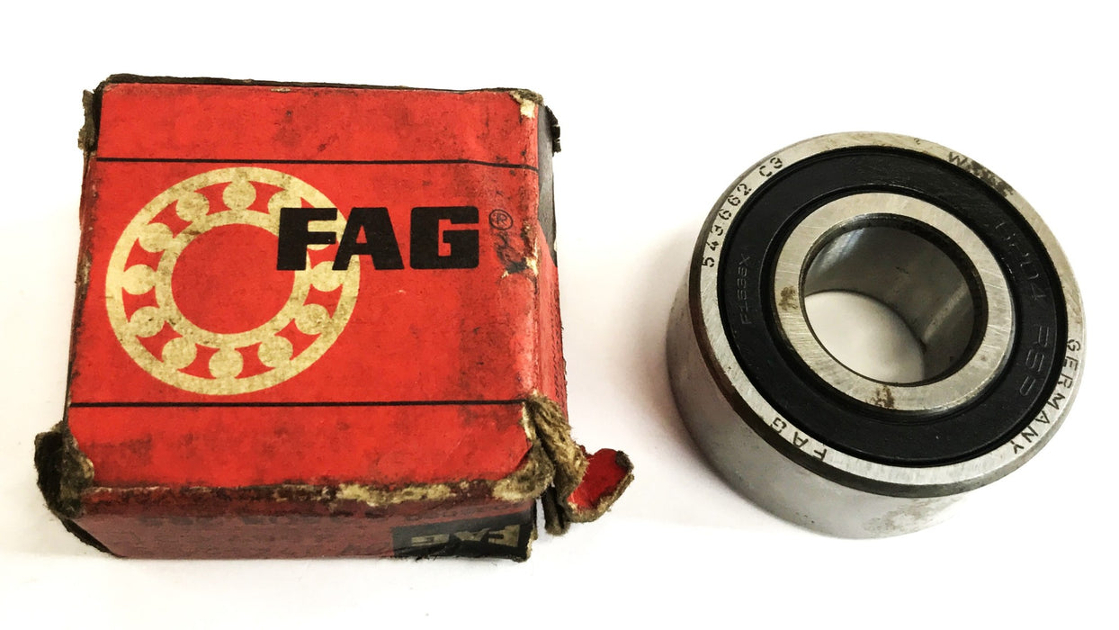FAG Rubber Sealed Ball Bearing S-3504-2RS [Lot of 2] NOS