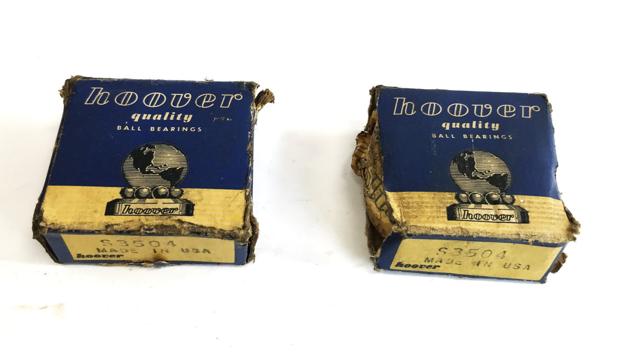 Hoover Single Row Ball Bearing S3504 [Lot of 2] NOS