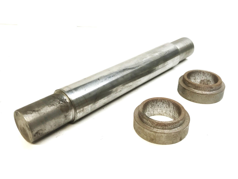 Unbranded 8 inch Milled Conveyor Idler Shaft and 2 Spacers ME0001/2 NOS
