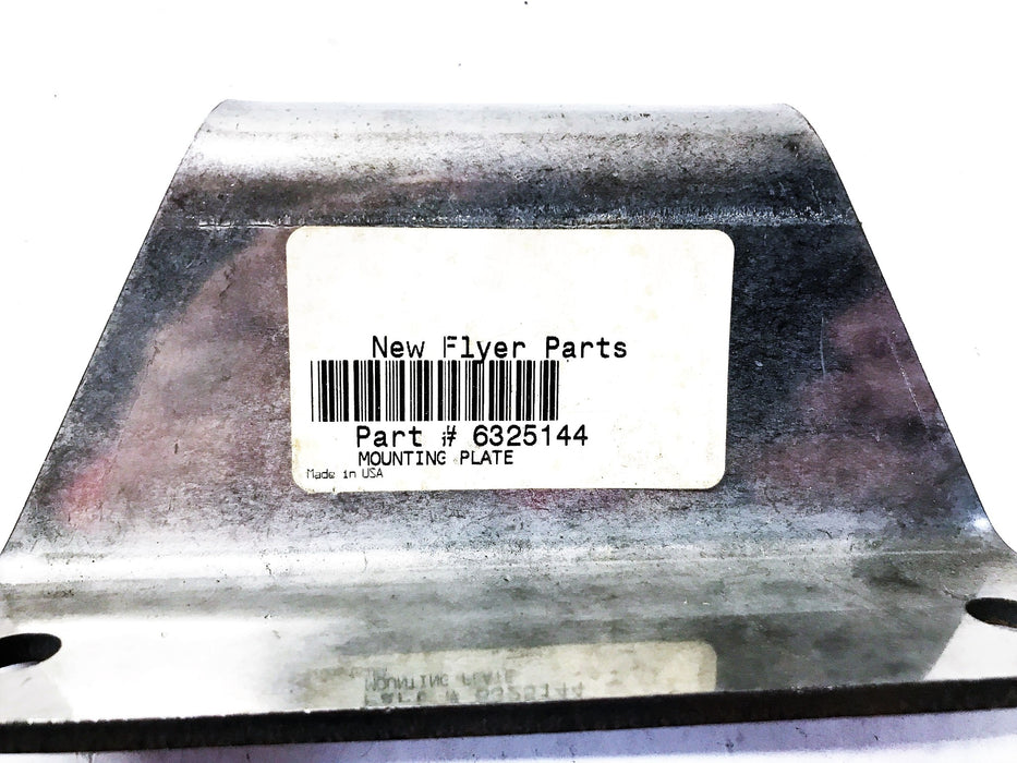 New Flyer Seat Belt Bracket/Mounting Plate 6325144 [Lot of 2] NOS