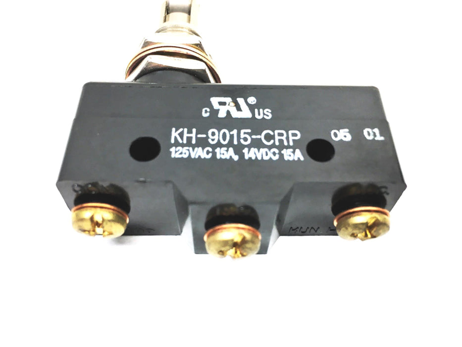 Kun Hung 125VAC 14VDC 15A Micro Switch KH-9015-CRP USED