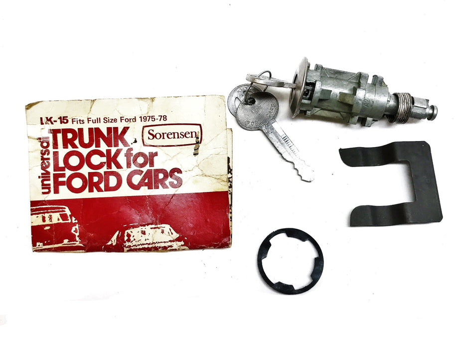 Sorensen Trunk Lock Assembly LK-15 [Lot of 2] NOS