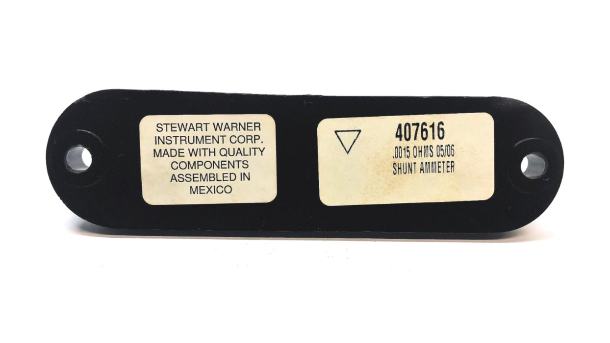 Stewart-Warner .0015 OHMS Shunt 407616 NOS