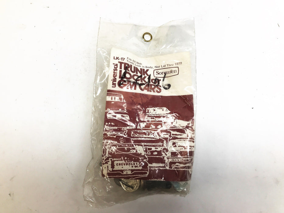 Sorensen Trunk Lock Assembly LK-17 NOS