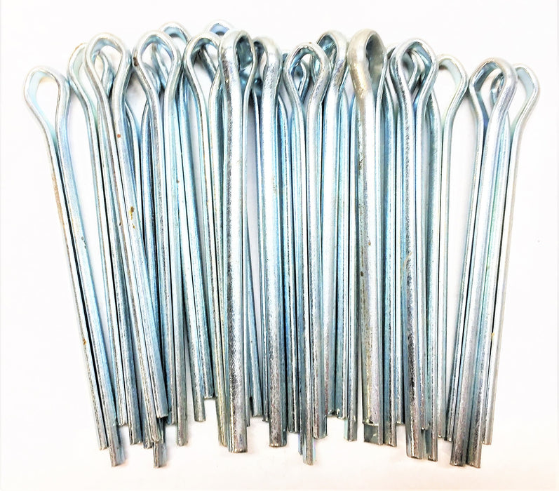 UNBRANDED Zinc Plated 1/4" X 4-1/2" Cotter Pin [Lot of 18] NOS