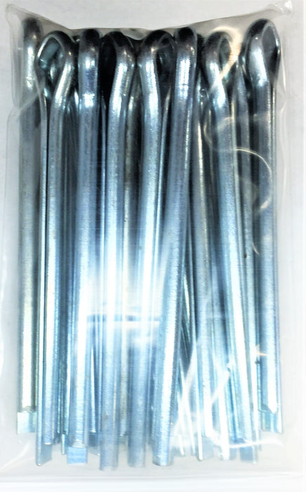UNBRANDED Zinc Plated 1/4" X 4-1/2" Cotter Pin [Lot of 18] NOS