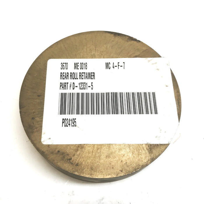 Unbranded Brass Rear Roll Retainer D12331-5 NOS
