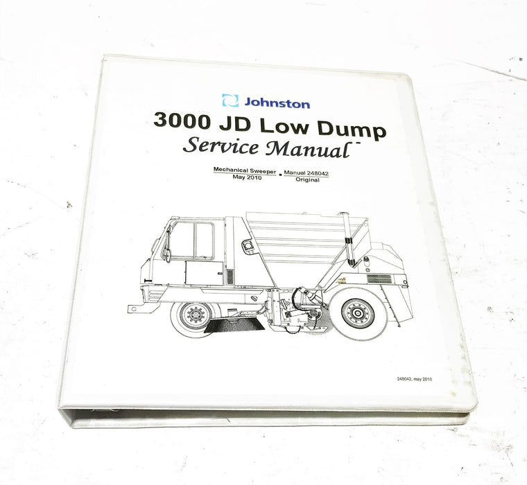 Johnston Sweeper 3000 JD Low Dump Service Manual 248042