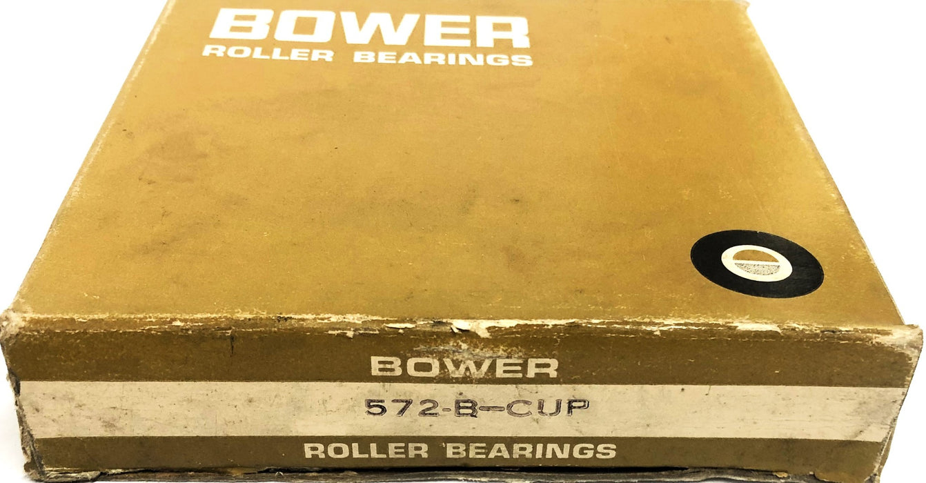 Bower Tapered Roller Bearing Flanged Cup 572-B NOS