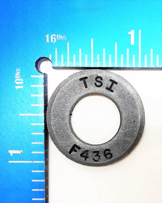 TSI 1-1/8" Black Oxide Flat Washer F436 [Lot of 52] NOS