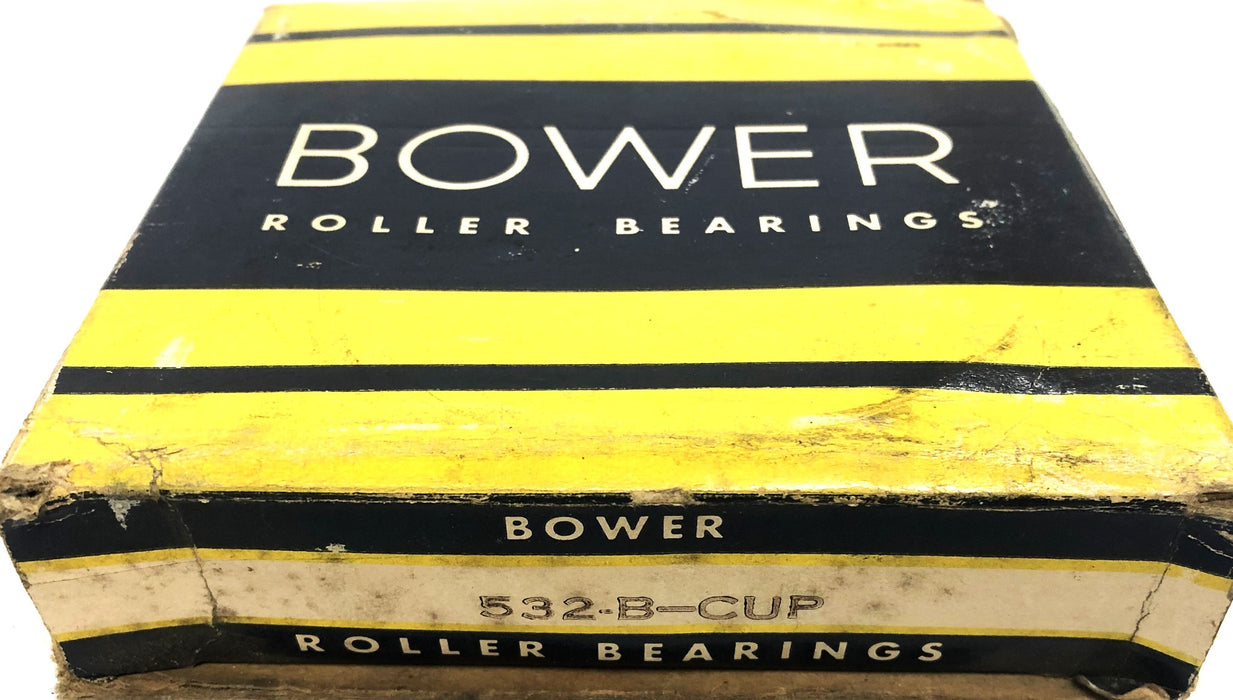 Bower Tapered Roller Bearing Flanged Cup 532-B NOS