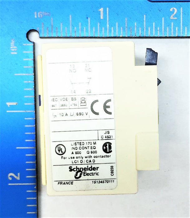 SQUARE D Contact Block LA1 DN11P V1 NOS