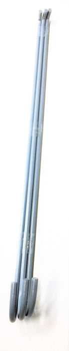 Unbranded Gray 3' Hook [Lot of 3] NOS