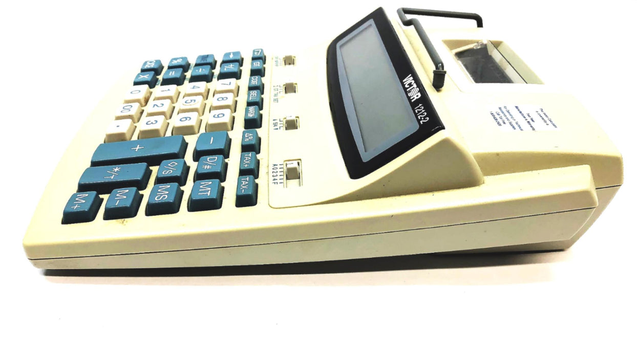 Victor Desktop Printing Calculator 1212-2 USED