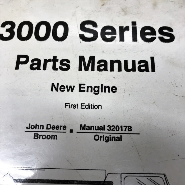 Johnston Sweeper 3000 Series "New Engine" Parts Manual 320178