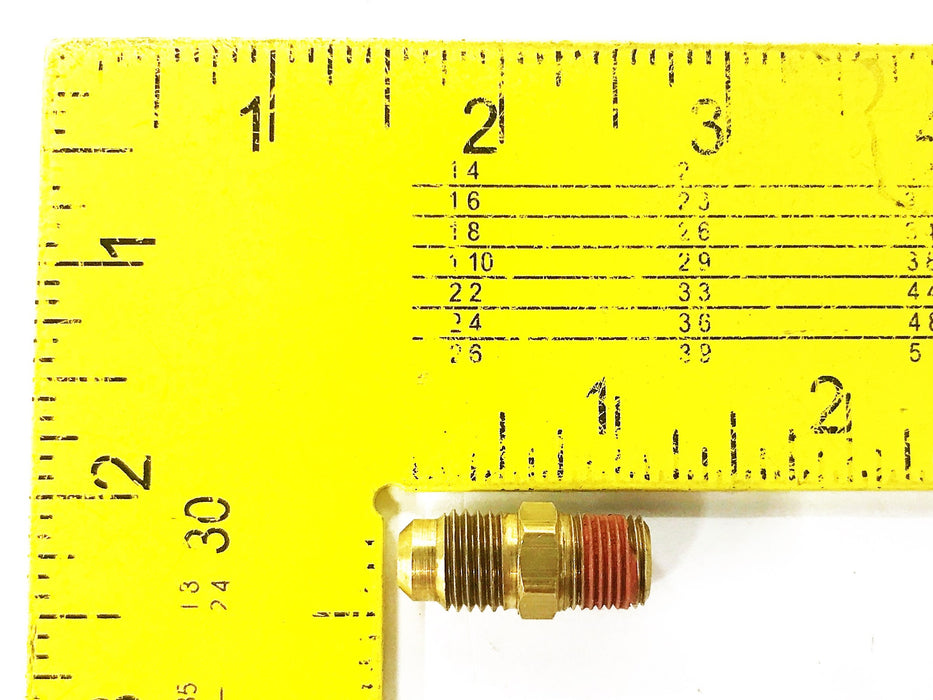 Parker 1/8" Male x 3/16" Male Brass Coupling B-F2404-06-04 [Lot of 4] NOS