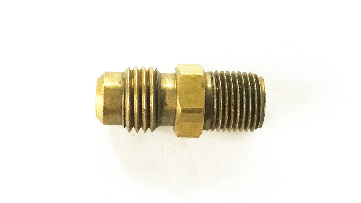 Parker 1/8" Male x 3/16" Male Brass Coupling B-F2404-06-04 [Lot of 4] NOS