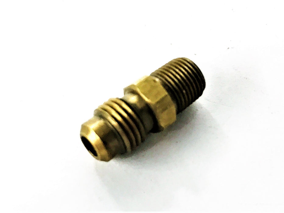 Parker 1/8" Male x 3/16" Male Brass Coupling B-F2404-06-04 [Lot of 4] NOS
