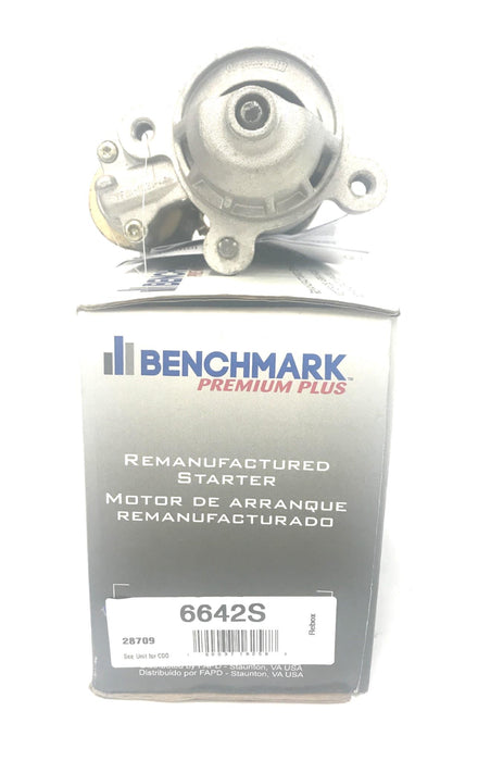 Benchmark Premium Plus Starter Motor 6642S (28709) REMANUFACTURED