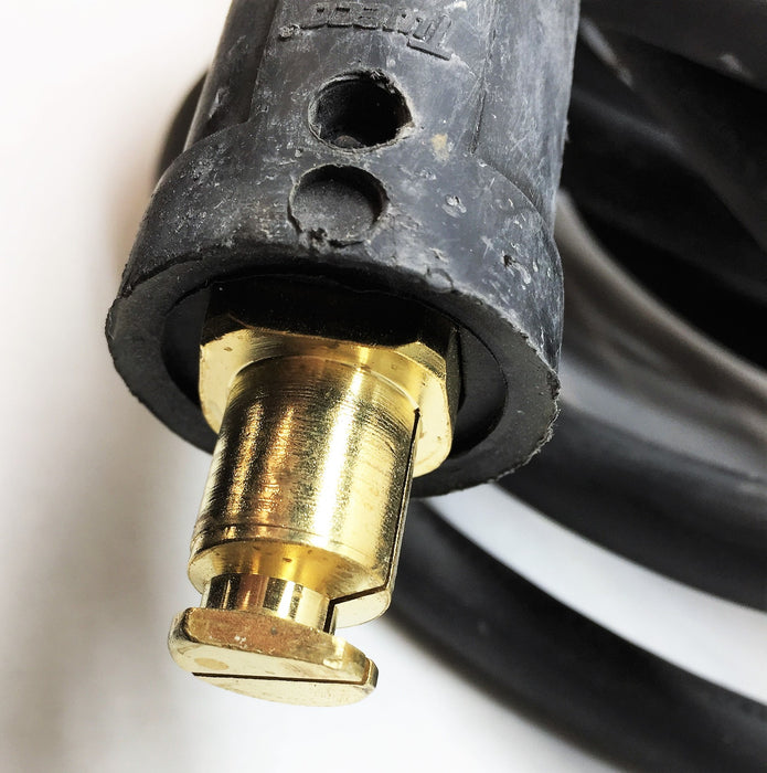 Tweco Junior 600V Clamp with 50' Welding Cable and Connector Assembly CC-300 NOS