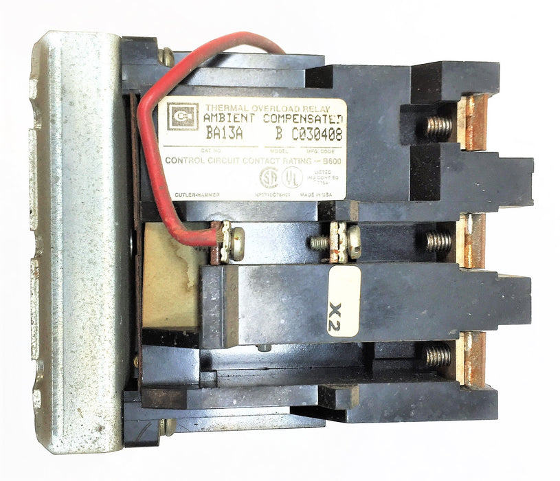 CUTLER-HAMMER Three Phase Motor Control A200M1CAC Model 'J' Size'1' NOS