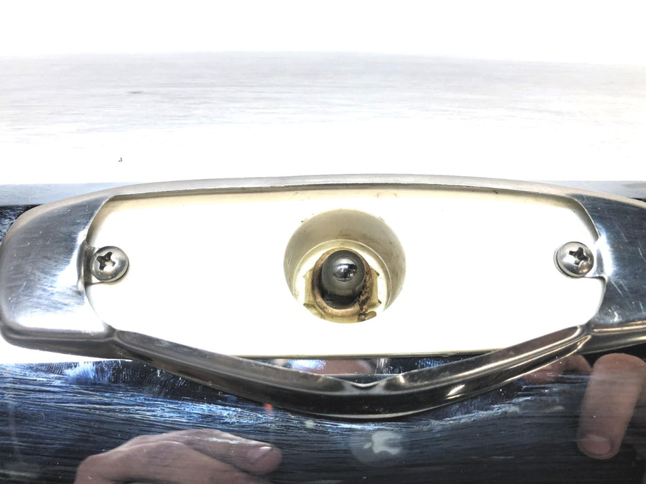 Unbranded LH Chrome Backcover Kit With Light (No Amber Lens) MEK 614010019 NOS