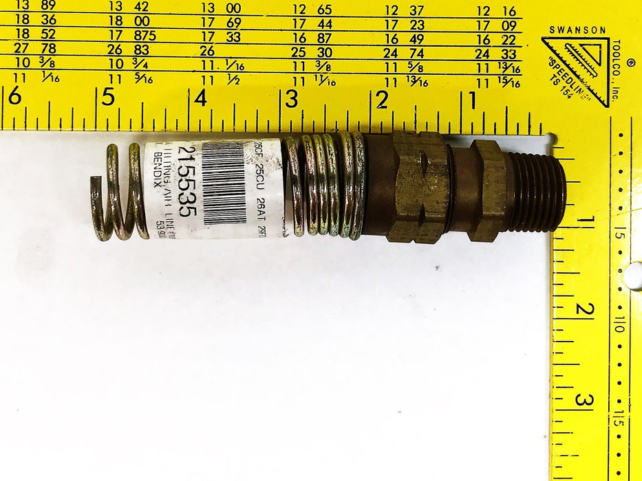 Bendix Air Brake Hose Connector 215535 [Lot of 2] NOS