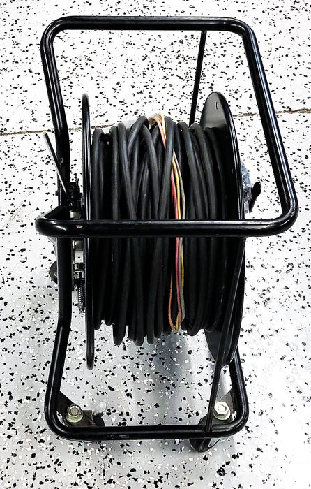 Reel Cord Storage Plastic Black 