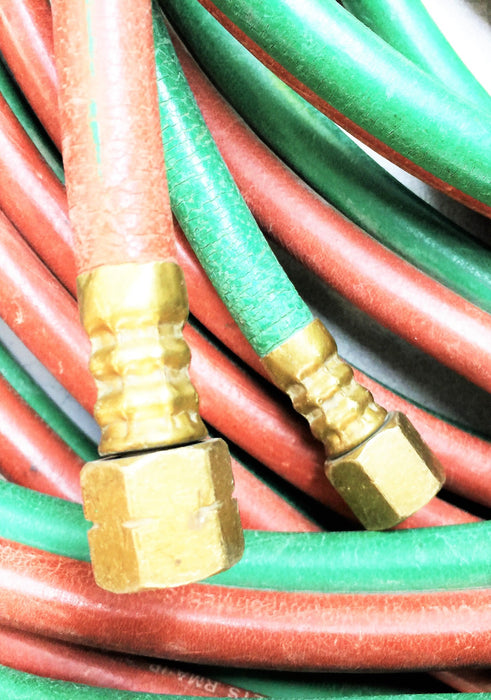 Techniweld 50' Twin Line Welding Hose FBR-F NOS