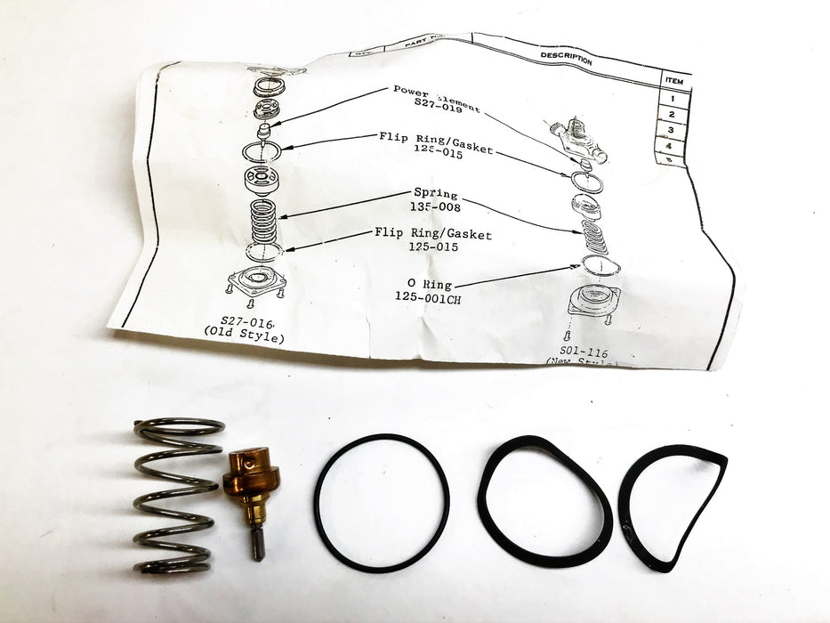 Bradley Repair Kit for S27-016A and S45-049 Part #215-310 NOS