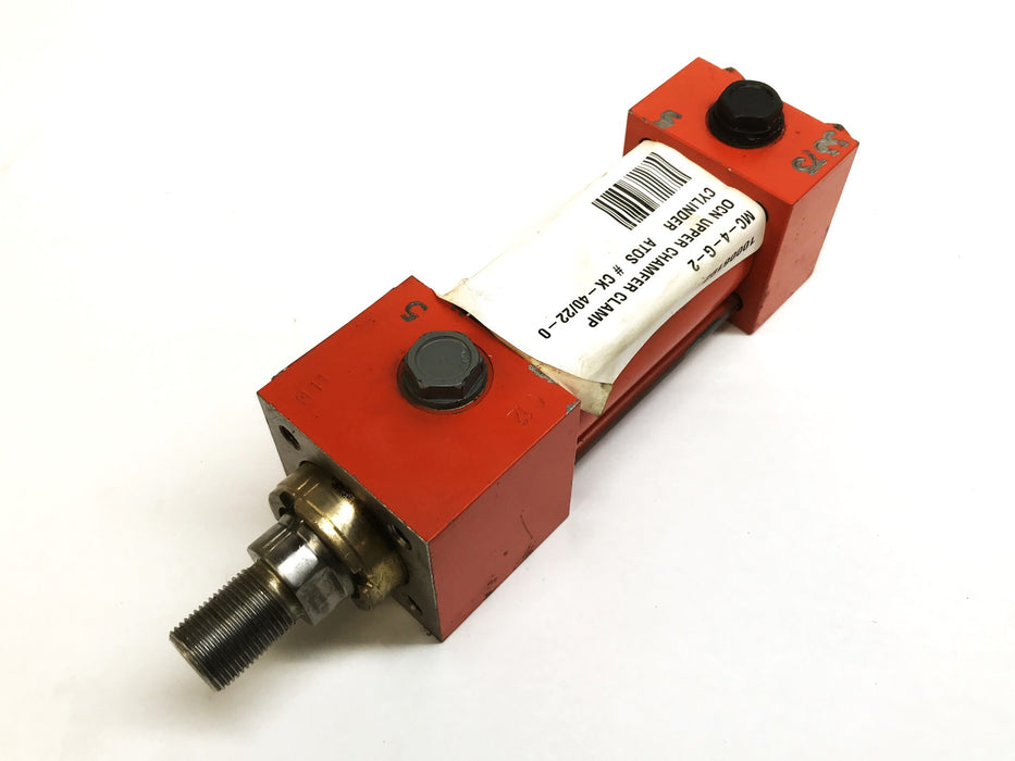 Atos Square Head Hydraulic Cylinder 24-40/28x0060-Y001 NOS