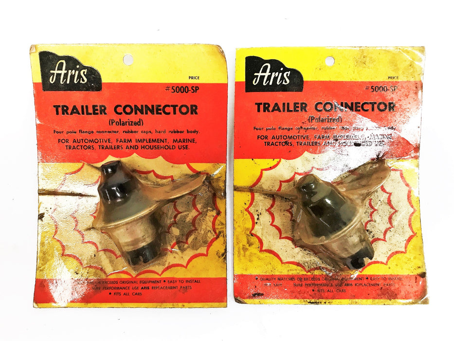 Aris Polarized 4-Pole Weatherproof Trailer Connector 5000-SP [Lot of 2] NOS
