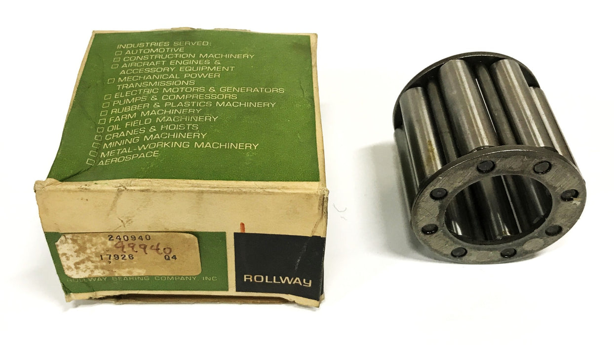 Rollway Cage/Wheel Roller Bearing A240940 NOS