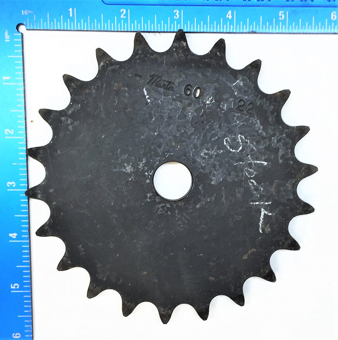 MARTIN Roller Chain Sprocket 60A 22H [Lot of 2] NOS